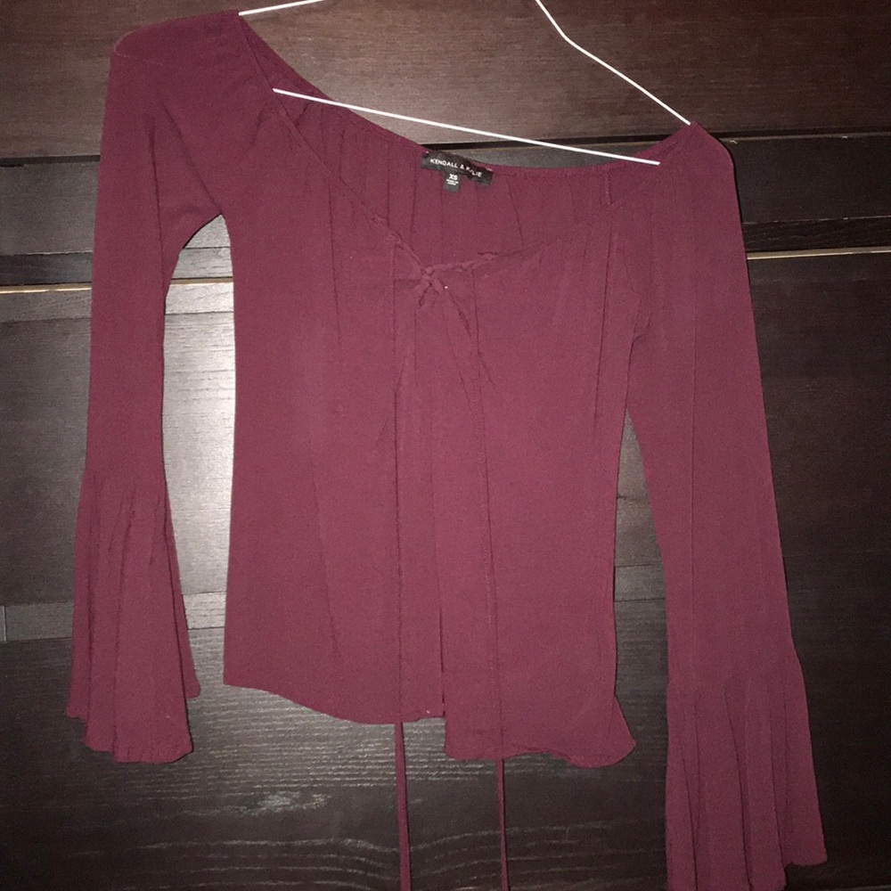 Boho Kendall $ Kylie Off The Shoulder Top